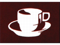 Koffie bootvlag, 30x45cm
