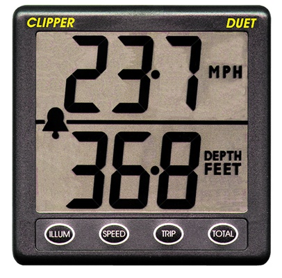 Nasa Clipper Duet Log, Snelheid- en dieptemeter