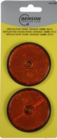 Reflector rond oranje 60mm / 2-delig